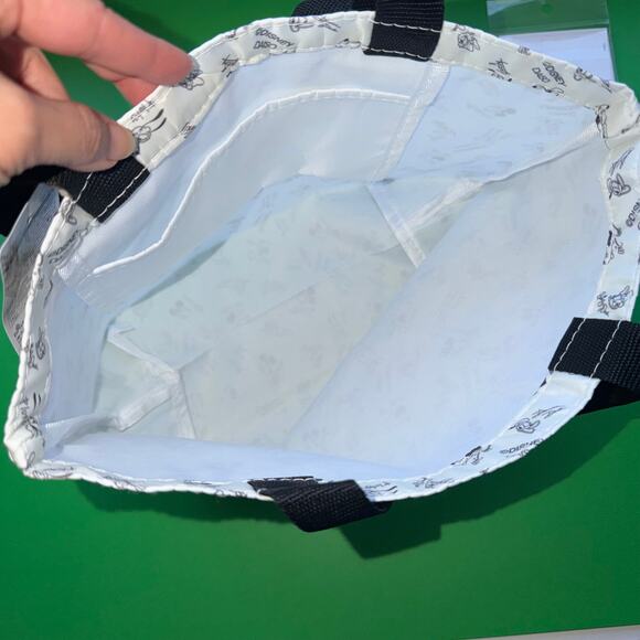 Disney Classic Vintage Mickey Mouse Soft Tote Bag Gusset + Stationery Set Japan - Picture 2 of 8